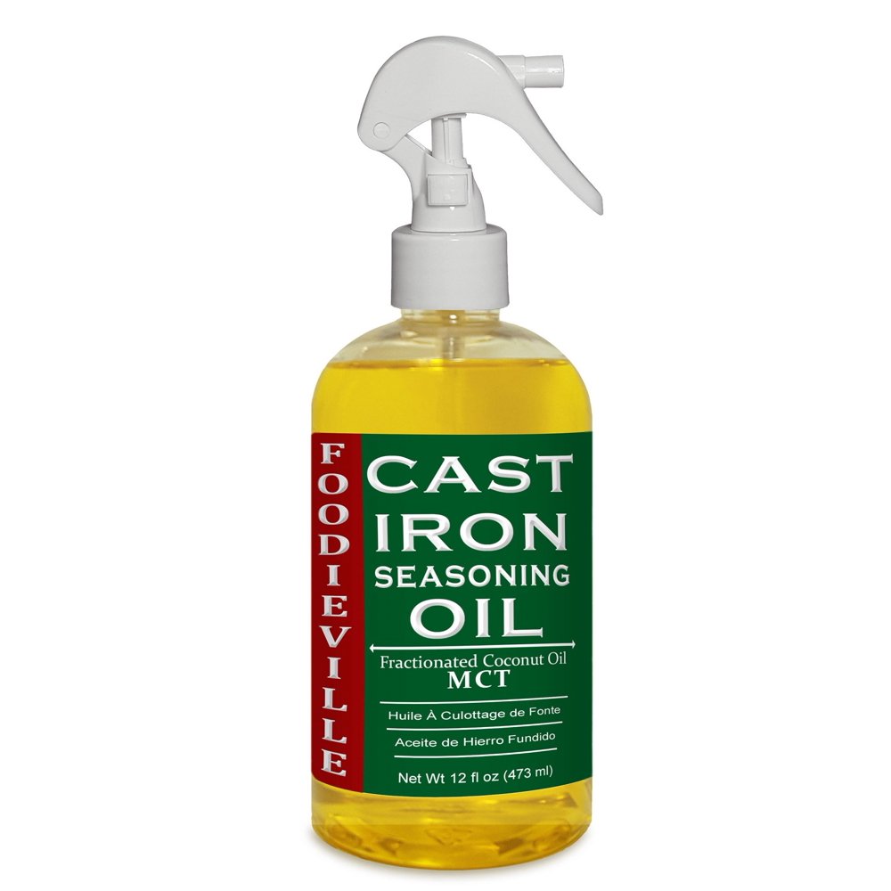 Cast Iron Oil by Foodieville for Seasoning Cast Iron Cookware Walmart