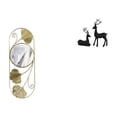 thumbnail image 1 of Espejo De Pared Para Sala De Estar, Pasillo, Armario, Entrada, Pasillo Con Estatua De Ciervo Negro, Figura De Reno De Resina, Decoración De Mesa, Escultura De Animal Para Estudio, Balcón, 1 of 8