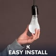 thumbnail image 6 of Luxrite A19 LED Light Bulb 15W=100W CRI90 5CCT 2700K-5000K Dimmable 1600 Lumens E26 Base Title CA20 ETL Listed 24 Pack, 6 of 7