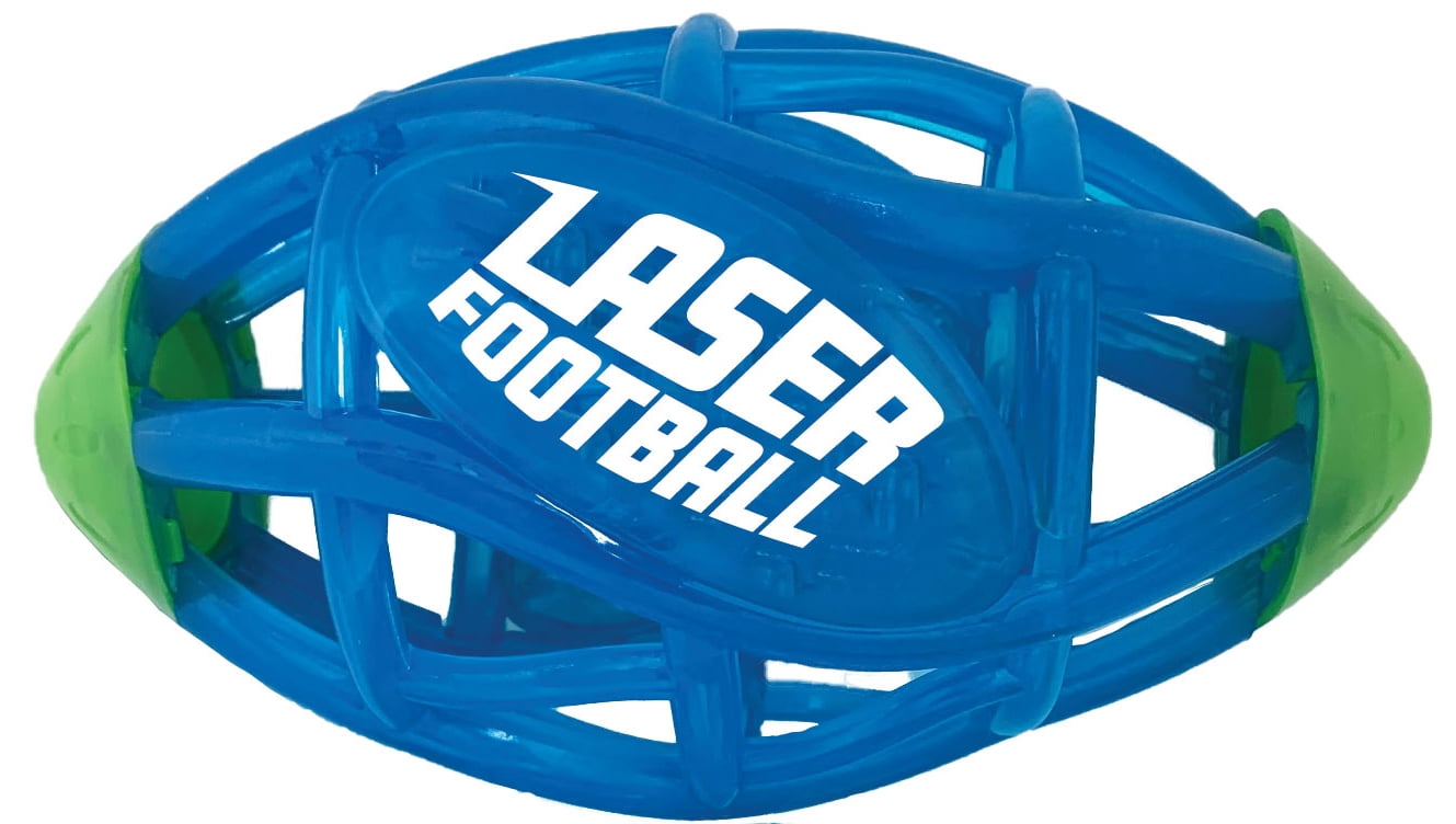 Lazer Light up Glow Football Green and Blue 4'