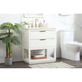 thumbnail image 2 of 30 inch single bathroom vanity in white, 2 of 8