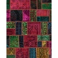 thumbnail image 1 of Ahgly Company Machine Washable Indoor Rectangle Abstract Dark Brown Area Rugs, 7' x 10', 1 of 7