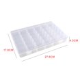 thumbnail image 3 of 36 Grids Adjustable Earrings Box Plastic Jewelry Bead Holder Fishing Hook Organizer Transparent Storage Container, 3 of 10