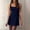 Dark Blue, variant on Blmnix Woman Dress Slip Dress Sexy Dresses Short Dress Dress Blue Sleeveless Mini Square Neckline Wrinkle-Resistant Casual Dresses for Women Summer,XXL