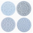thumbnail image 2 of 1 molde de epoxi de cristal for decoración del hogar, molde de posavasos de silicona for proyectos de manualidades DIY, 2 of 2
