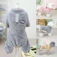 thumbnail image 4 of Pet Artist Warm Fleece Dog Pajamas Small Pet Puppy Coat Jumper Winter Jumpsuit Vest Clothes, 4 of 9
