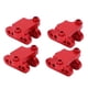 thumbnail image 2 of Paquete de 2 soportes de montaje de amortiguador inferior de eje trasero delantero RC de aluminio para LOSI 1/8 LMT Solid AXLE Monster Truck (rojo), 2 of 14