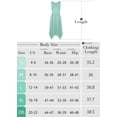 thumbnail image 5 of Chiclily Women Summer Casual T-Shirt Dress Sleeveless Irregular Hem Beach Loose Dress with pockets, US Size XL, Green, 5 of 8