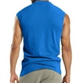thumbnail image 2 of Men Summer Sports Loose Sleeveless Vest Solid Simple Waistcoat Bottoming Shirt, 2 of 8
