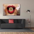 thumbnail image 3 of Epic Graffiti 'I Love Bitcoin 4' by Irena Orlov Giclee Canvas Wall Art, 60"x40", 3 of 8