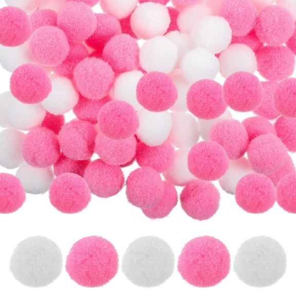 WHAMVOX 200Pcs Colorful Pom Balls Craft Supplies for Children Any Occasions