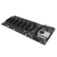 thumbnail image 2 of Placa base para minería compatible con interfaz Gigabit Net 8 PCIE16X, placa base para juegos con espaciado de 50 mm, compatible con placa base DDR3 MSATA, 2 of 14