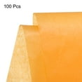 thumbnail image 3 of Unique Bargains Tissue Gift Wrapping Paper Tissue Paper Ginger Yellow 19.69x27.56 Inch 100 Pack, 3 of 7