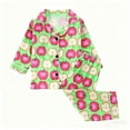 thumbnail image 1 of Cowsor 2 Piece Pajamas Set Kids Sleepwear Cartoon Printed Nightwear Cotton Long Sleeve Shirt Pants Sets, 1 of 3