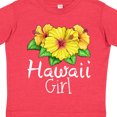 thumbnail image 3 of Inktastic Hawaii Girl Hibiscus Flowers Girls Toddler T-Shirt, 3 of 4
