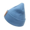 thumbnail image 4 of Kids Winter Hat, Baby Beanie Hats - Leather Label Children Cap for Girls Boys, Winter New Infant Girls Boys Cap, 4 of 6