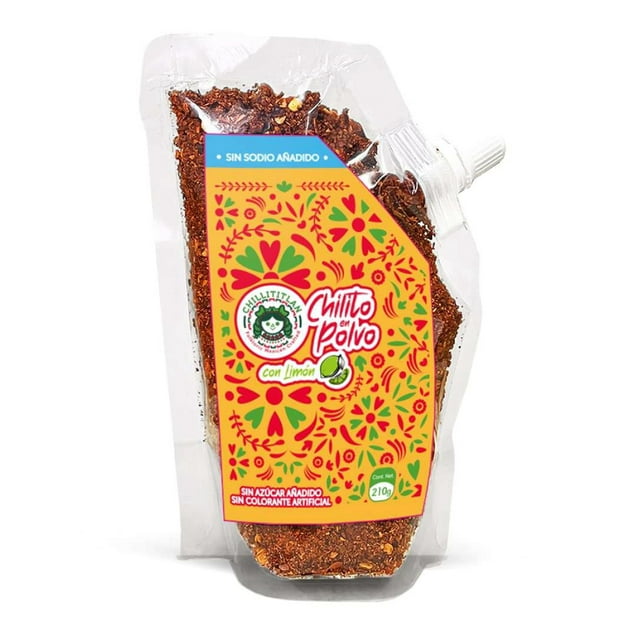 CHILITO EN POLVO CHILLITITLAN Chilito en polvo sin sodio añadido 210g