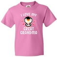 thumbnail image 3 of Inktastic I Love My Great Grandma with Cute Penguin and Hearts Youth T-Shirt, 3 of 5