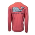 thumbnail image 4 of Vineyard Vines Men's Jetty Red T-Shirt Burgers & Fries Whale Fill L/S Tee (S01), 4 of 11