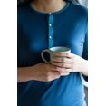 thumbnail image 4 of MeMoi Women's Two-Tone Three-Quarter-Length Soft Nightshirt - Womens - Female, 4 of 6