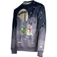 thumbnail image 1 of ProSphere Men's Yuletide Ugly Holiday Bad Rudolf Sweater (Apparel), 1 of 6