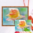 thumbnail image 1 of Hilo Algodón Ecológico Bordado Obra Arte Punto Cruz Con Rosa 11CT 40x30cm, 1 of 9