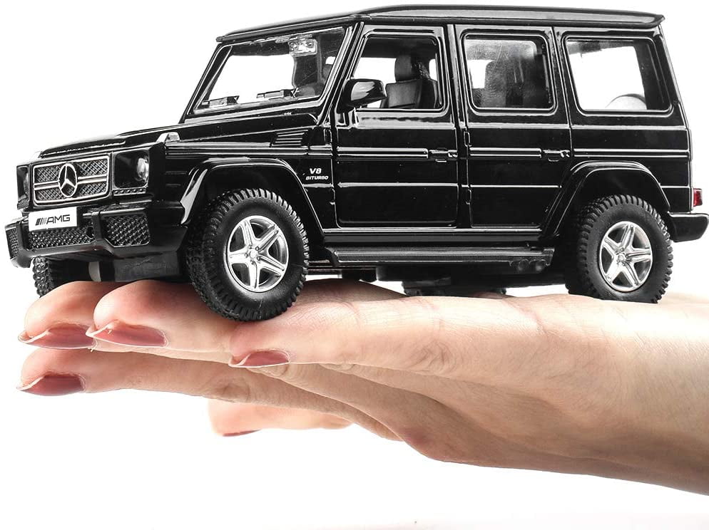 1:36 Scale G63 AMG Model Car Alloy Diecast Gift Toy Vehicle Kids Pull Back Black 
