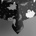 thumbnail image 5 of Spooky Halloween Ghosts Pattern Square Tablecloth,Waterproof Square Table Cover,Wipeable Spillproof Washable Table Cover for Home Kitchen Party Decor 42"X42"(107x107cm), 5 of 6