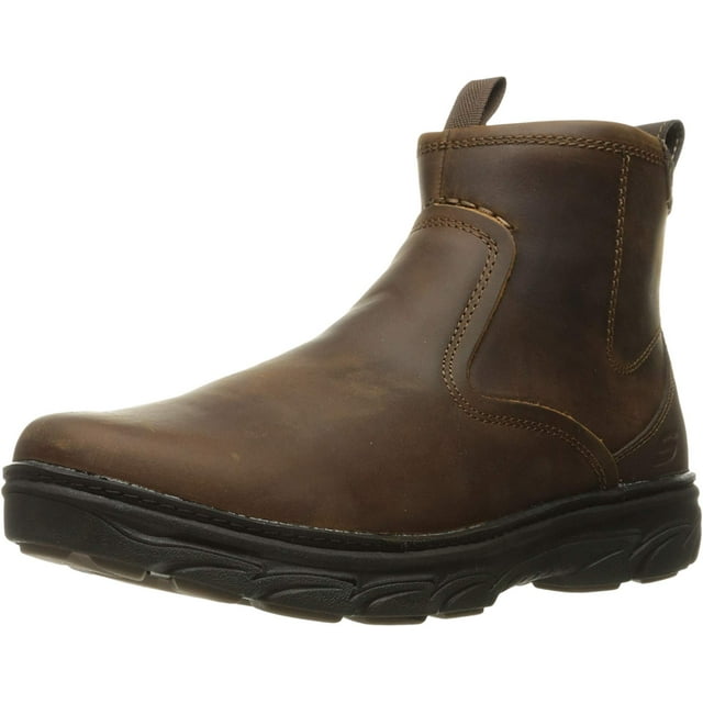 Bota Chukka Skechers Resment Korver para hombre, color marrón oscuro
