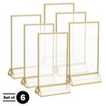 thumbnail image 3 of Great Northern Popcorn 5x7 Picture Frame 6-Pack for Table Numbers, Gold, 3 of 11