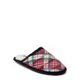 thumbnail image 2 of DF by Dearfoams Women's Christmas Plaid Scuff Slippers, 2 of 8