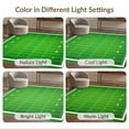 thumbnail image 7 of ODIKA 9'x12' Washable Area Rug Non-Shedding, Easy Care Football Field Sport Theme Design With Yard Line Stripes And End for Master Suite, California King, Under Bed, 7 of 7