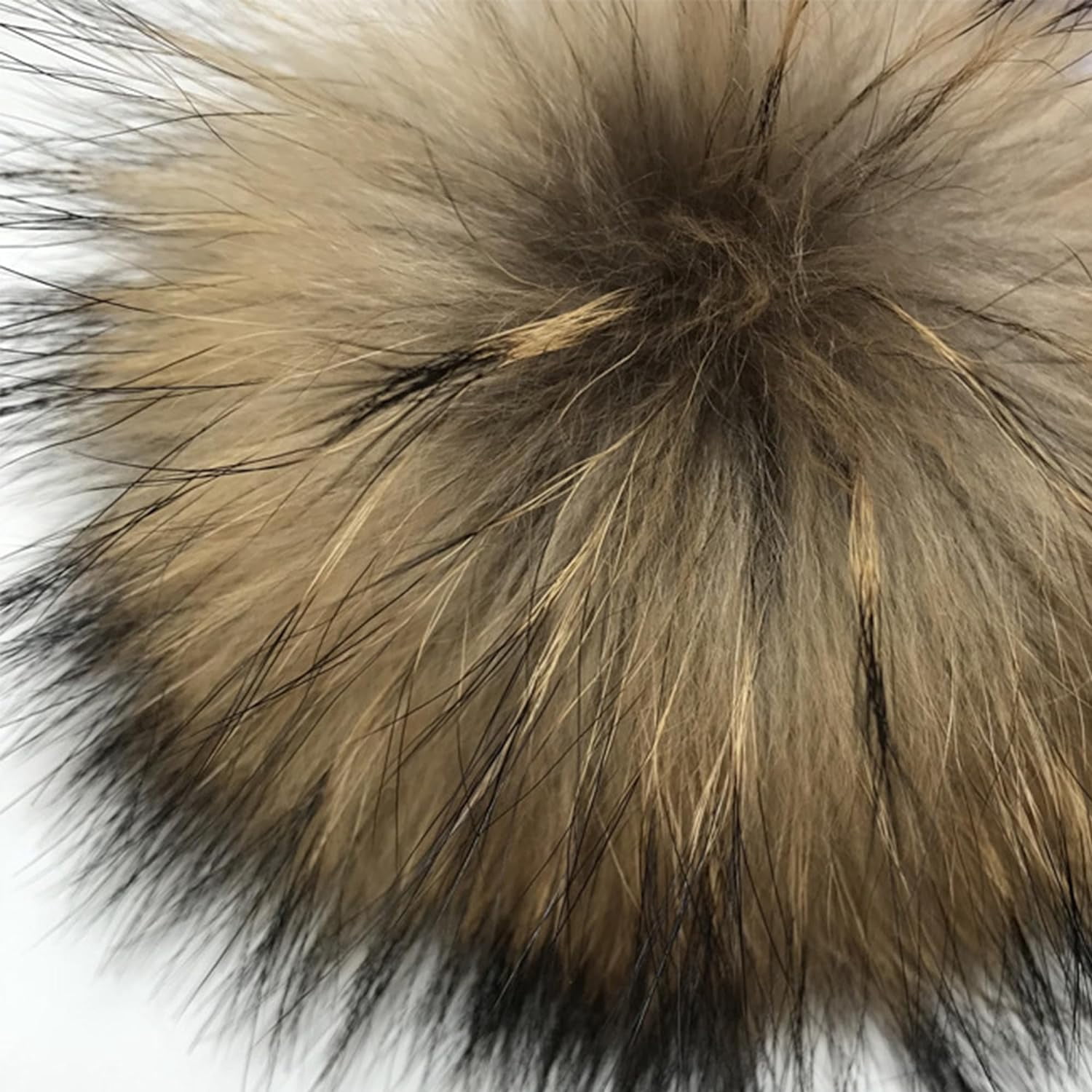 Pom Poms for Hats:Handmade Fluffy Pom Poms for Beanies,4 Inch Pom Pom Balls for Knitting Hats with Snap Buttons,Womens Pompoms for Hats Bags Keychain Accessories,4PCS
