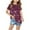 Wine, variant on Nskgu Girl's Tie Dye Printed Short Sleeve T Shirts Crewneck Loose Fit Tunic Tops Summer Casual Blouses Kids Tshirts for Size 3-12 Years under $10