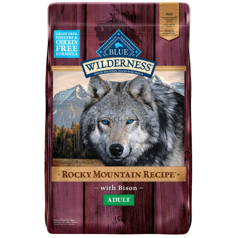 Blue Buffalo Wilderness Rocky Mountain Recipe High Protein, Natural