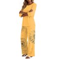 thumbnail image 5 of Two Piece Sets for Women Lounge 3/4 Length Sleeve Womens Tops Graphic Pants Summer Outfits Yellow S, 5 of 6