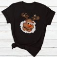 thumbnail image 1 of Camisetas con estampado 3D de alce para mujer, Top Harajuku de manga corta, ropa de Navidad de gran tamaño, novedad de 2023, 1 of 4