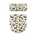 thumbnail image 5 of HELLHERO Toilet Lid Covers 2 Piece Set 17"x21" Stylish Clover Dachshund, 5 of 8