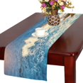 thumbnail image 2 of MYPOP Sea Ocean Wave Table Runner Home Decor 14x72 Inch, Tropical Beach Table Cloth Runner for Wedding Party Banquet Decoration, 2 of 6