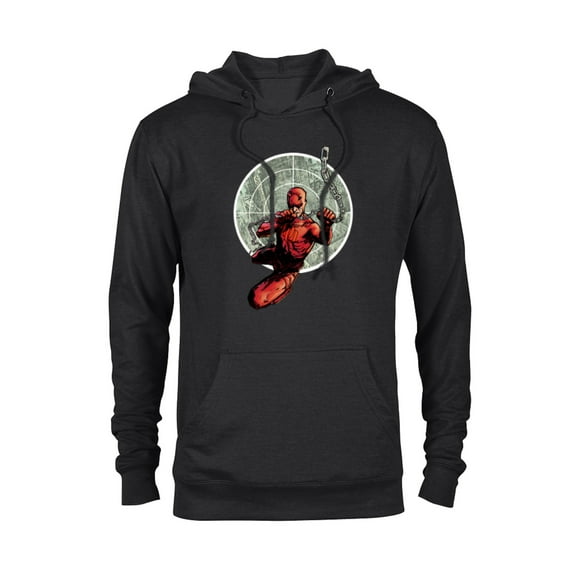 Marvel Daredevil in Danger’s Sights Comic Art - Pullover Hoodie for Adults - Customized-Black