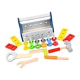 thumbnail image 2 of HILABEE Kids Tool Set Bench Interactive Games Wooden Play Tools Set Include Tool Box for Star, 2 of 8