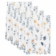 thumbnail image 2 of Blue Yellow Spring Floral Kitchen Towels Set of 4, Watercolor Botanical Flowers Absorbent Dish Towels for Kitchen, Microfiber Hand Towel, Quick Drying Tea Towel for Cleaning Decorative Dishcloths, 2 of 7
