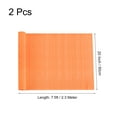 thumbnail image 2 of Unique Bargains Crepe Paper Rolls 7.5ft Long 20 Inch Wide, Yellow 2 Pack, 2 of 5