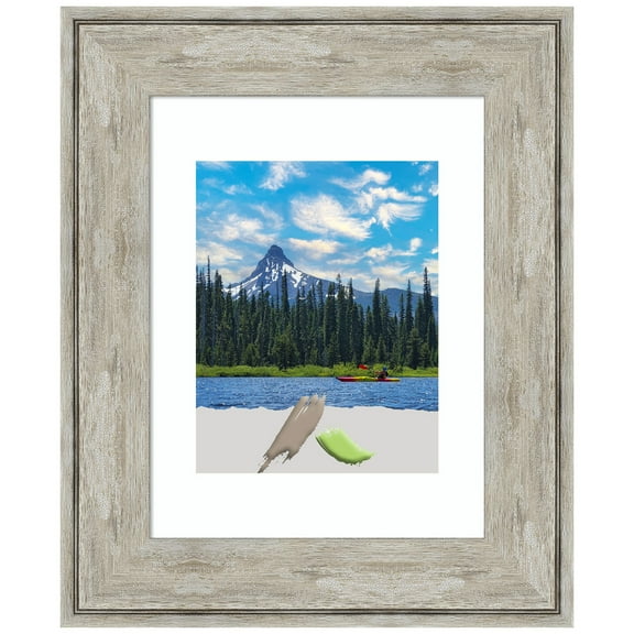 Crackled Metallic Picture Frame, Photo Frame, Art Frame