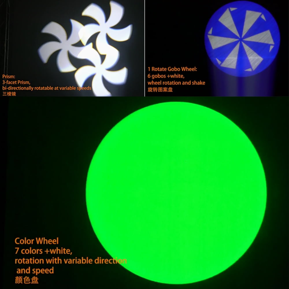 150W Led Moving Head Spot Light DJ Gobo Stage Lighting for Christmas Party Event Show