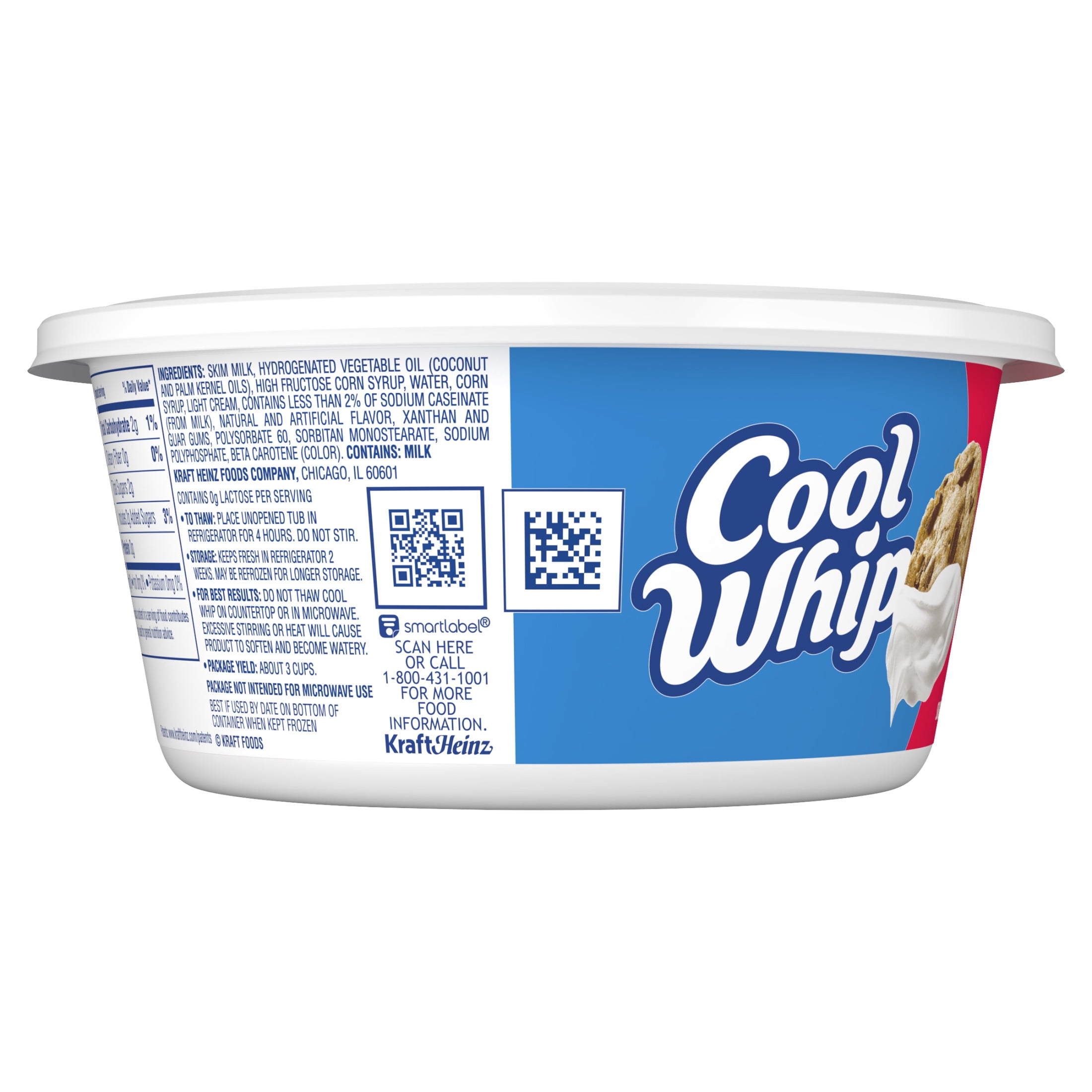 Cool Whip Extra Creamy Whipped Topping, 8 oz Tub