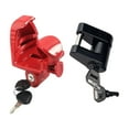 thumbnail image 4 of Luwecf Rv Trailer Hitch Lock Truck Tow Hitch Lock Practical Easy to Install Towing Hook Red Black, 4 of 9