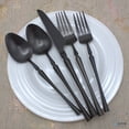 thumbnail image 4 of Elyon Tableware® Noelle 20-Piece Matte Black Flatware Set, Stainless Steel, Service For 4, 4 of 5
