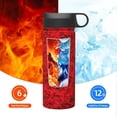 thumbnail image 6 of Sikiie Red Rose Print 18OZ Insulated Straw Cup, Portable Leak-proof Sports Water Bottle, Stainless Steel Water Cup Suitable for Home and Outdoor, 6 of 8