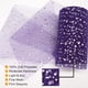 thumbnail image 4 of Rollos de tela de tul con purpurina, 6 pulgadas, 50 yardas (150 pies), cinta brillante, carrete de malla con lunares y lentejuelas, color morado, 4 of 5